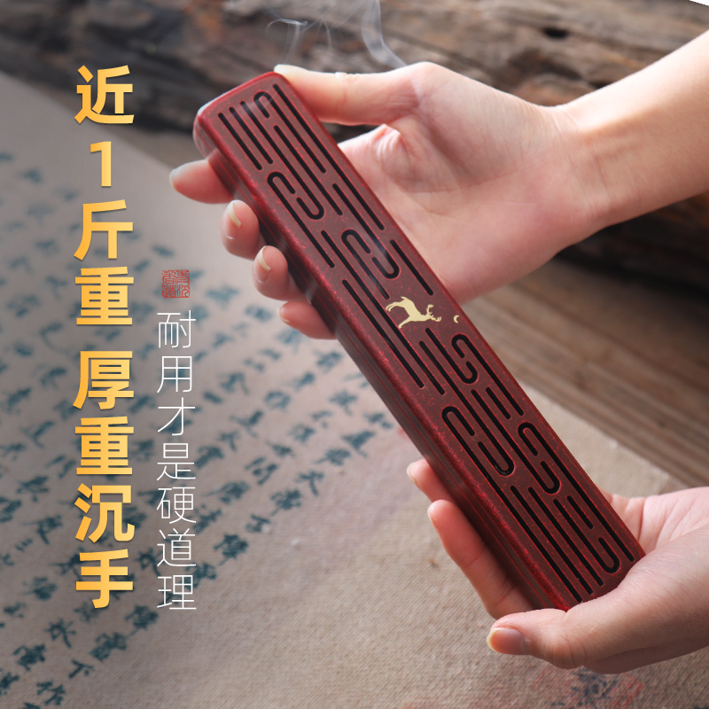 线香盒纯铜香炉家用室内卧香盒