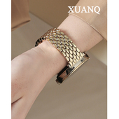 萱芊适用于华为GT6龙鳞纹金属男士 华为手表GT5GT4表带watch543pro女GT3GT2表带新款 女高级感轻奢小香风荣耀