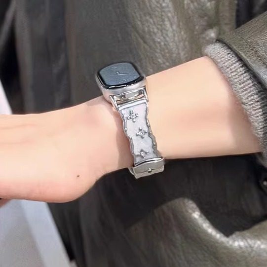 萱芊【星河拼鳄鱼纹】皮表带适用小米手环10nfc表带9手表8腕带7新款6智能5运动4皮质3男女高级小香风小众通用,智能设备,智能手表手环表带/腕带,淘宝优惠券,粉丝福利购,淘宝优惠卷