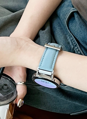 萱芊适用GT6通华为gt5表带女watch5手表gt4新款pro女款智能watchgt5高级gt2女士gt3女运动gt小香风gt1皮秋冬