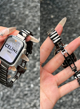 萱芊适用GT6华为gt5表带watch5手表gt4新款pro女款智能watchgt5高级gt2女士gt3金属41mm运动gt小香风gt1黑色