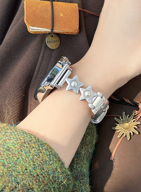 萱芊适用于GT6新款华为GT5表带watch5pro女款GT3手表带金属智能荣耀皮质专用女gt2小香风gt4表带fit4pro