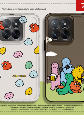 乔古漫JOGUMAN手机壳适用小米15pro透明14ultra霸王茶姬note13小众12联名11红米k80至尊版k70周边60全包新款