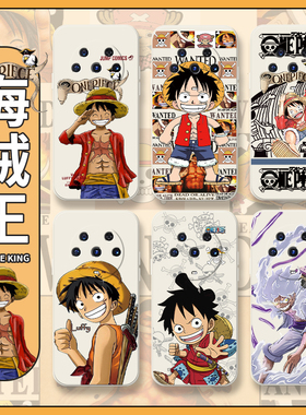 海贼王适用华为荣耀play7tpro手机壳magic6tpro动漫潮液态套play5男卡通maic4pro硅胶3por新款日韩6t全包防摔