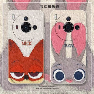 尼克和朱迪适用努比亚z50spro手机壳z50s por新款情侣nubiaz50spro动漫液态硅胶全包防摔小众卡通可爱套男女