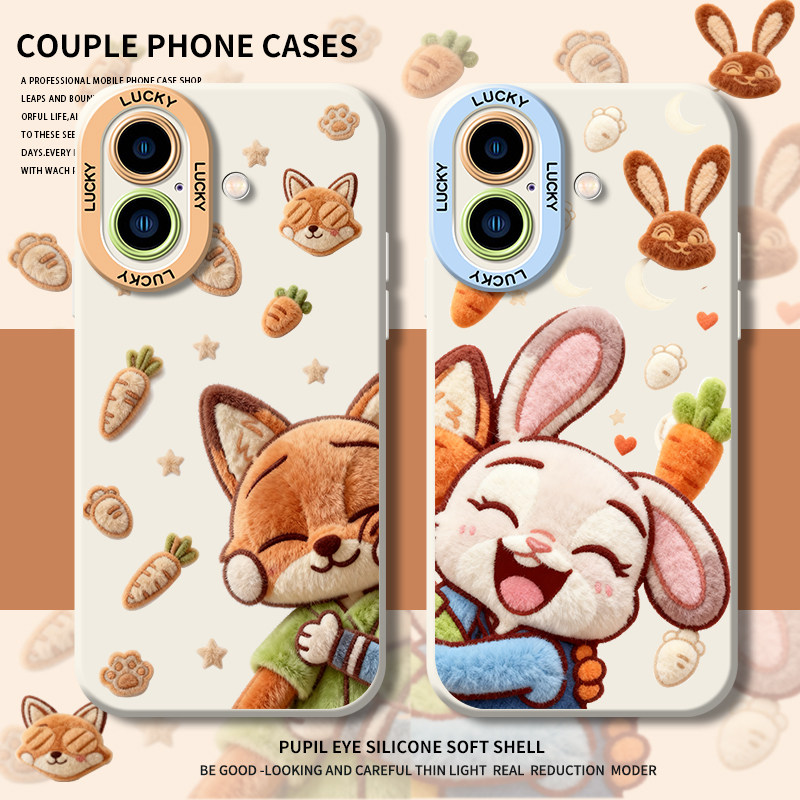适用于苹果手机壳卡通情侣可爱