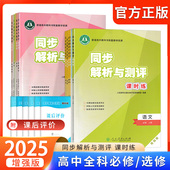 同步解析与测评课时练高中语文数学英语物理化学生物地理政治历史必修上下册必修第一二三册选择性必修1234人教版 配课后评价增强版