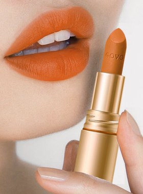 胡萝卜色口红哑光雾面不沾杯不掉色正品官方旗舰店女显白持久防水