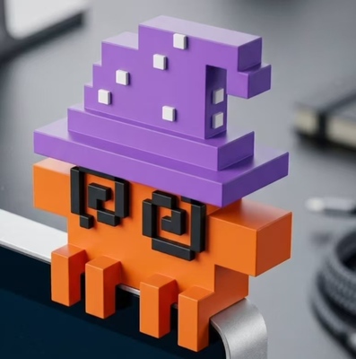 ClaudeCode 小螃蟹 周边玩具小女巫的季节清华紫日月