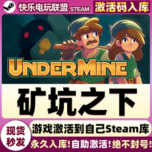 Steam正版矿坑之下 激活码CDKey入库 UnderMine 全DLC类Rogue游戏