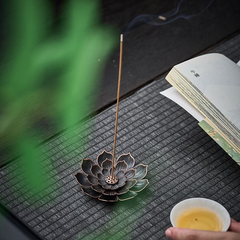 茶道香炉家用室内熏香莲花香插中式摆件创意禅意线香底座沉香,家居饰品,香托/香盘/香座/香插,淘宝优惠券,粉丝福利购,淘宝优惠卷