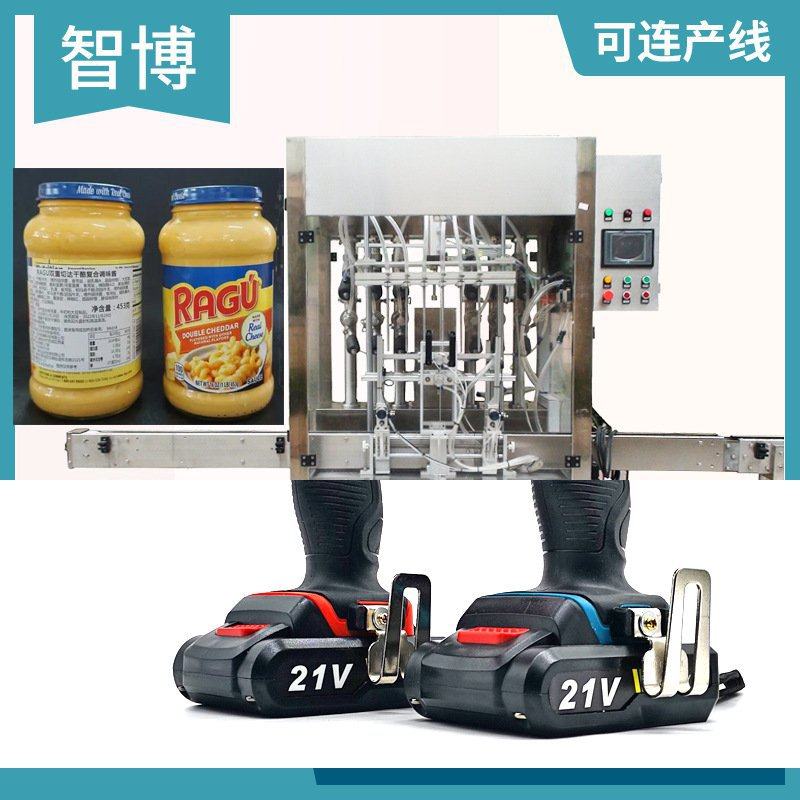 多功能高速液体酱料灌装机 芝士酱灌装机 自动液体酱料膏体灌装机
