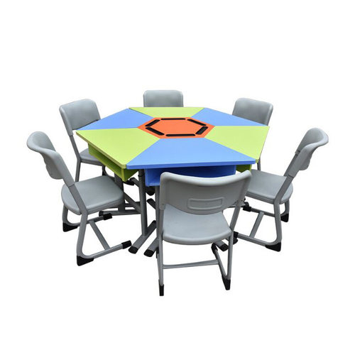 小学桌椅学生桌椅幼儿园桌椅彩色培训桌课桌椅 辅导班