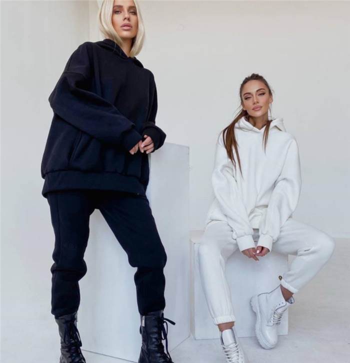 卫衣运动服2件套装女 костюм tracksuit 2 piece set women