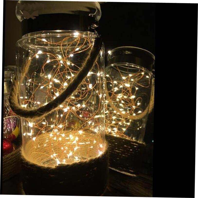 BITFLY 2M 20 Leds Christmas Lights String LED Copper Wire Fa