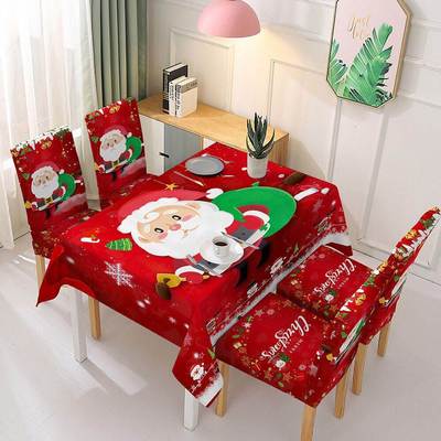 Christmas table cloth chair cover elastic chair cover椅套