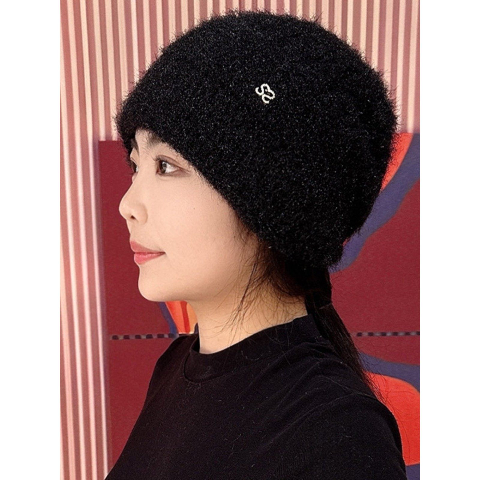 秋冬松鼠绒双层针织保暖帽女中老年加绒加厚护耳包头堆堆帽贝雷帽,服饰配件/皮带/帽子/围巾,帽子,淘宝优惠券,粉丝福利购,淘宝优惠卷