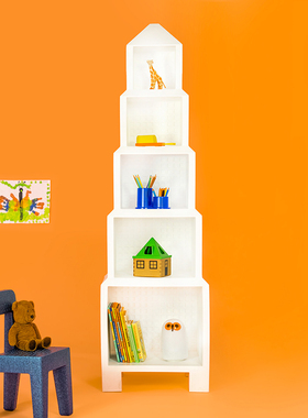 意大利Magis DOWNTOWN 儿童书架收纳架塑料塔式收纳储物柜