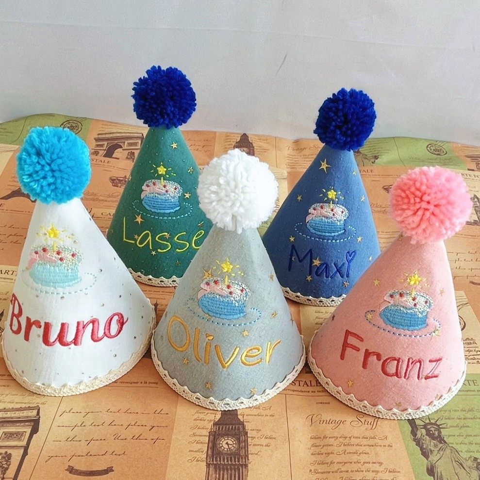 刺绣宝宝名字生日派对男孩女孩生日帽宝宝周岁派对装扮儿童帽子,节庆用品/礼品,节日装扮用品,淘宝优惠券,粉丝福利购,淘宝优惠卷