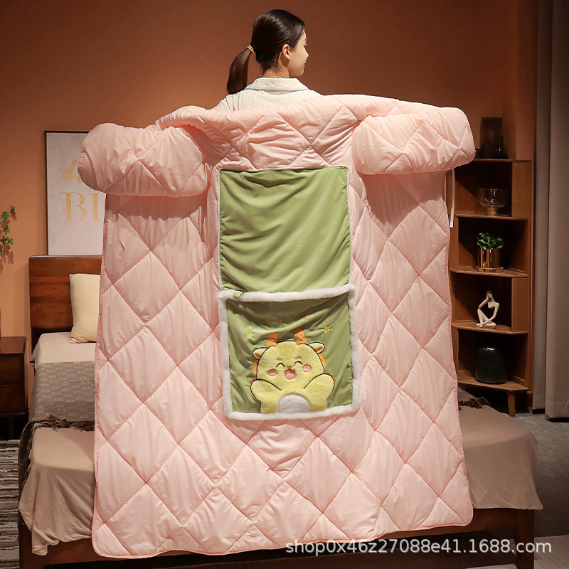 多功能懒人可穿身上抱枕