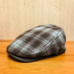 英伦风格 秋冬复古画家帽报童帽前进帽潮 纹鸭舌贝雷帽子女2025新款