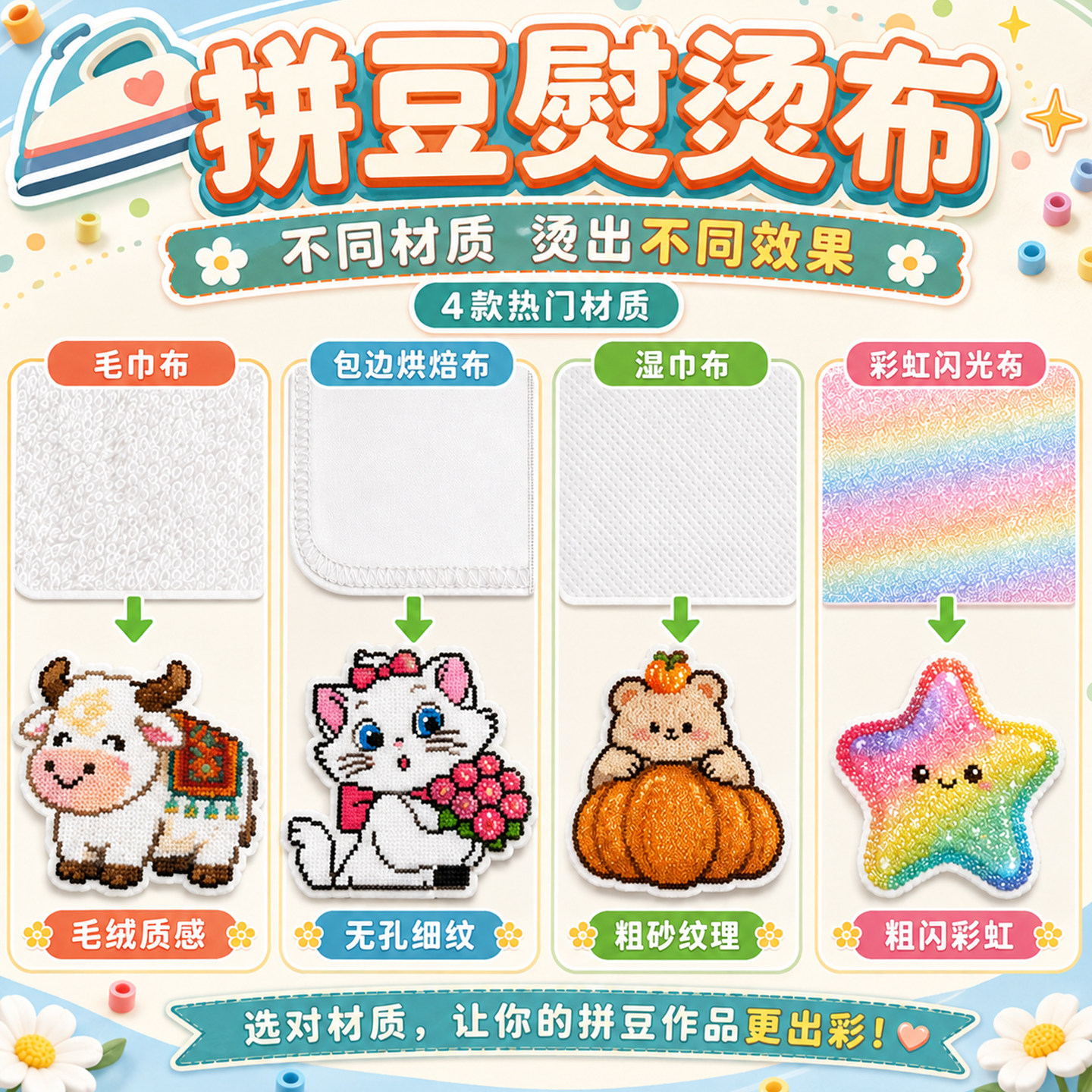 拼豆烘焙布助烫手工具熨纸图片