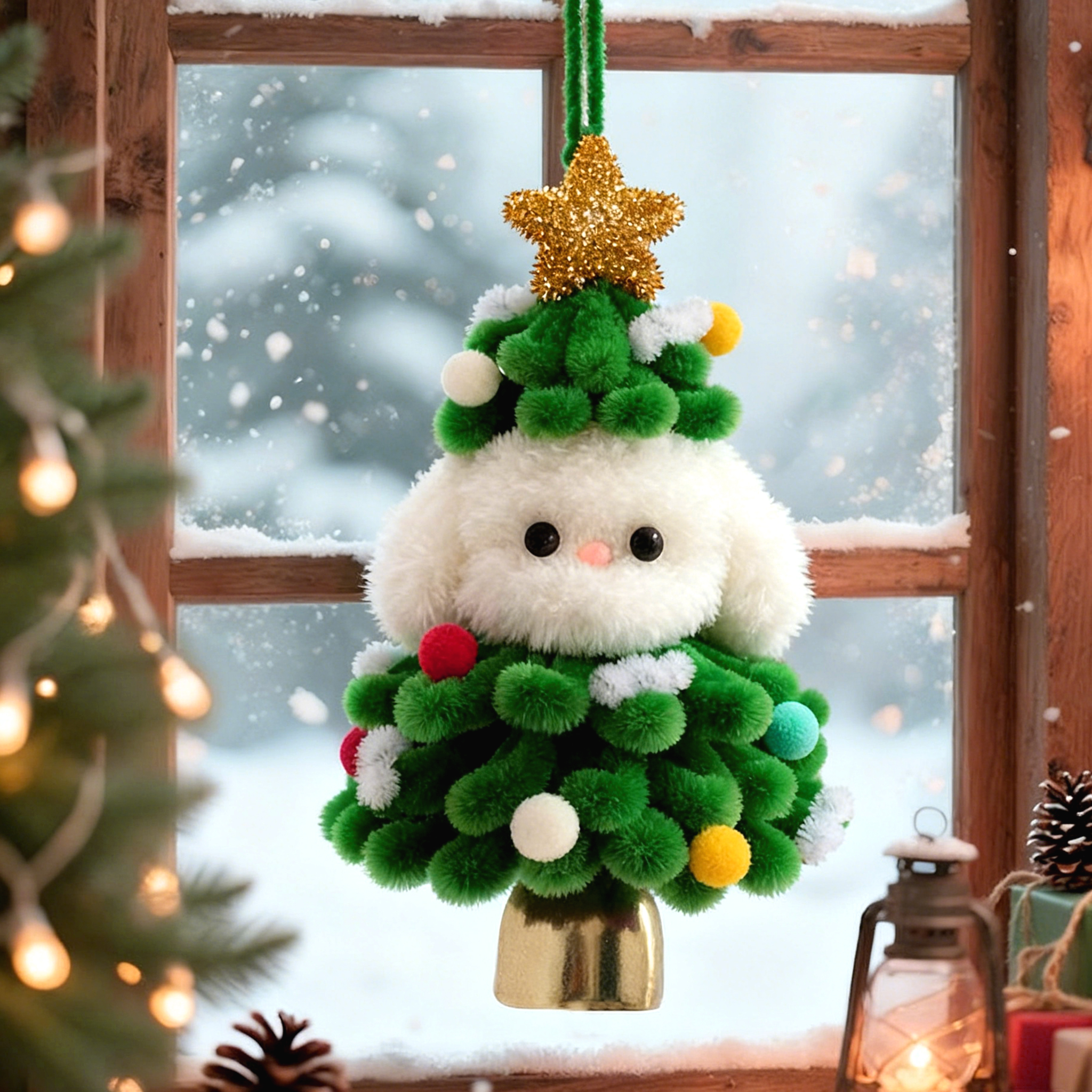 圣诞扭棒手工diy材料包可