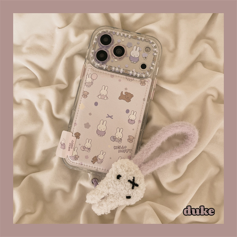 适用苹果手机壳ins卡通可爱兔子