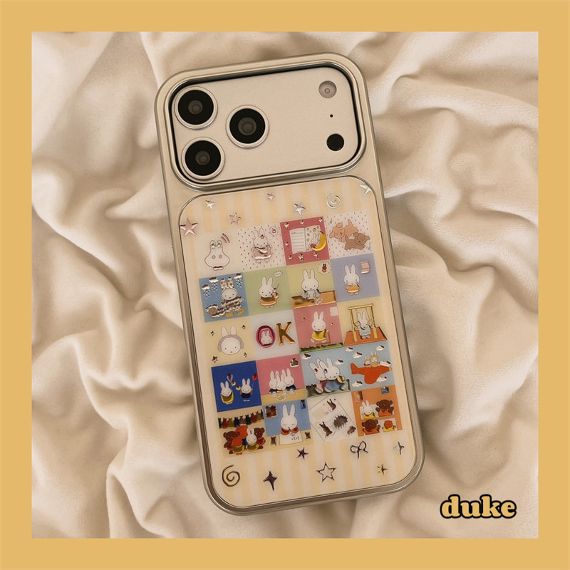 独壳 日韩少女米菲兔照片适用苹果17promax手机壳银色边框iPhone16新款15防摔14pro女款13卡通可爱手机套硬壳,3C数码配件,手机保护套/壳,淘宝优惠券,粉丝福利购,淘宝优惠卷