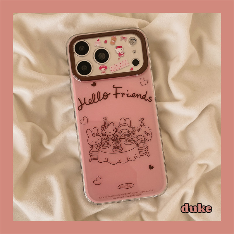 独壳 日韩可爱粉色蛋糕三丽鸥适用苹果17promax手机壳少女心iPhone16新款15防摔14pro女款13双层壳手机套硬壳,3C数码配件,手机保护套/壳,淘宝优惠券,粉丝福利购,淘宝优惠卷
