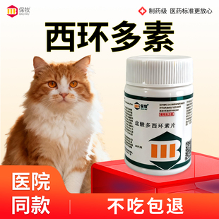 西环多素兽用鸡药片猪鸭鹅猫狗感冒咳嗽拉稀治疗专用兽药正品常备