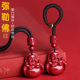 保真朱砂弥勒佛吊坠女大肚笑佛手机链钥匙扣挂件本命年护身符项链