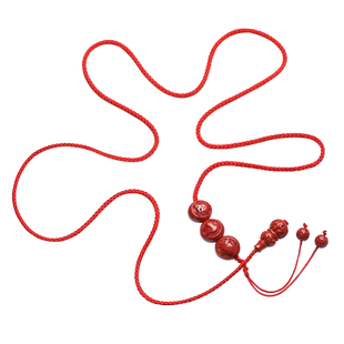 2026马年朱砂红绳腰链女三合生肖马鼠牛兔本命年腰带男腰绳可调节