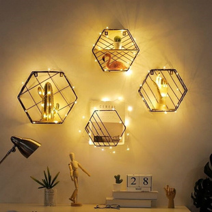 nordic style living room wall decoration ins shelf bedroom r