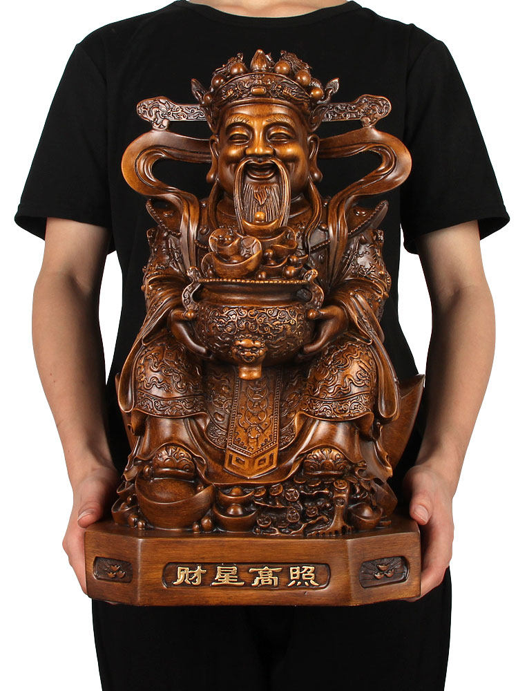 带来财富和宝藏聚宝盆文化财神饰品客厅装饰柜台门厅财神佛像店公