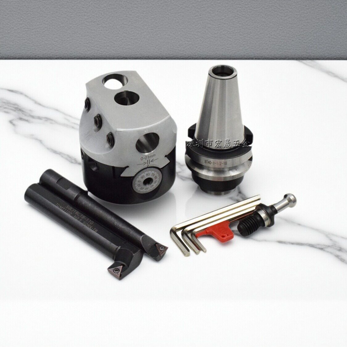 普通炮塔铣床镗孔器R8可调