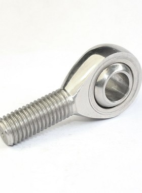 304不锈钢万向节球头杆端关节轴承PHSOS鱼眼接头连杆外螺纹PHSOSL