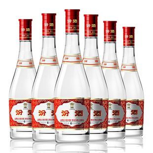 42度红盖玻汾475ml*6瓶 清香型瓶装整箱高度纯粮酿造