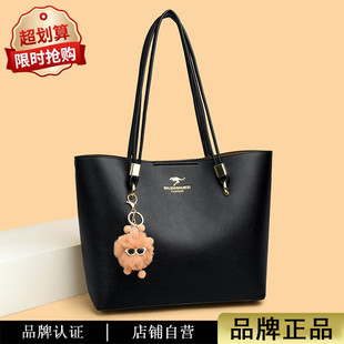 真皮托特包女士单肩包2025新牛皮软包时尚 品牌正品 百搭日常大容量