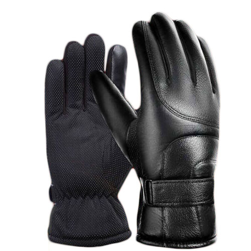 Motorcycle gloves for men in winter, thickened with fleece