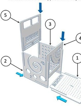 Wooden Yarn Bowl, independent station yarn rack tool box, w