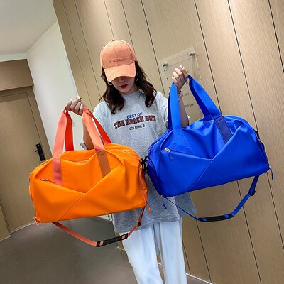 Swimming bag, dry wet separation fitness bag, women's short