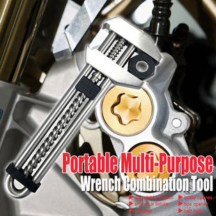 Multi functional portable wrench, adjustable wrench, hardwa