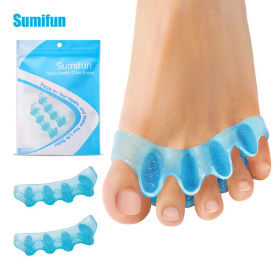 Sumifu Soft Foot Clamp Finger Protector Separate Five Toes,