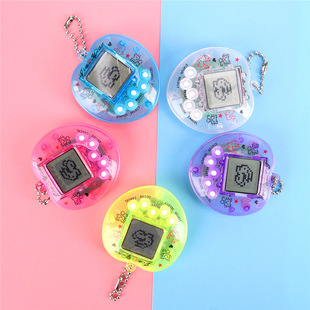 Mini virtual electronic pet machine pendant game console, c
