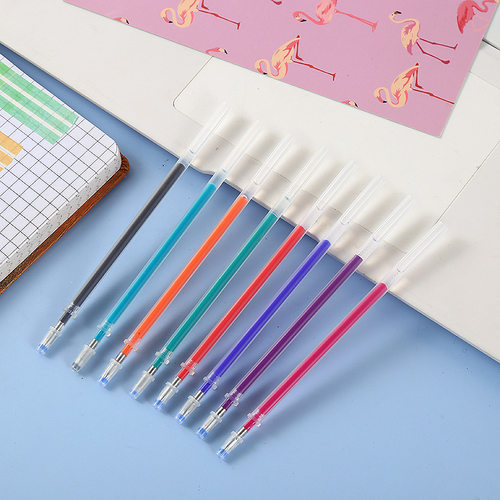 Erasable pen, colored replacement core, easy to wipe pen co