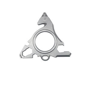 Multi functional snowflake wrench with magnifying glass out