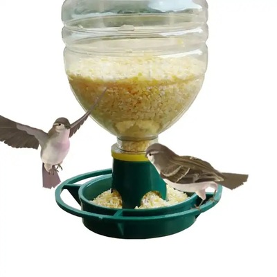 Outdoor garden bird feeder, hanging plastic bird feeder, co