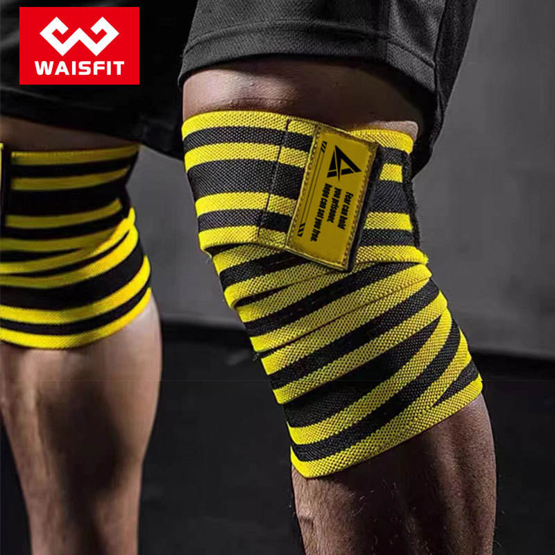 Professional winding knee pads, deep squats, compression st
