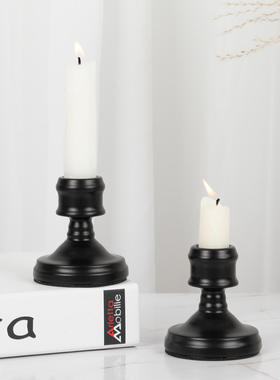 [Listed] American black small candle holder, wedding candle